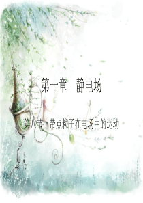 1.9 带电粒子在电场中的运动②