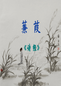 大学语文课件：《蒹葭》