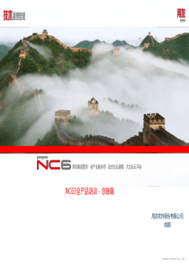 NC63全产品培训-总账