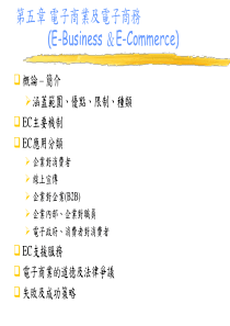 电子商业及电子商务