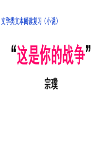 这是你的战争 课件