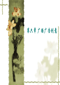 第六章 广播广告创意