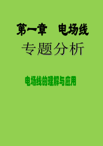 2 电场线的理解与应用