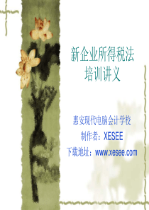 新企业所得税法