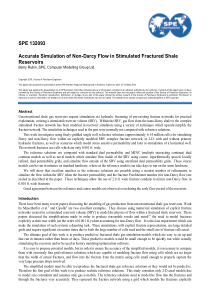 Accurate Simulation of Non-Darcy Flow in Stimulate