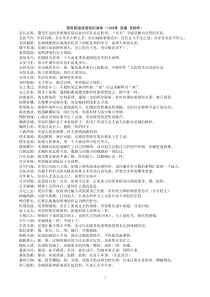 常用易错成语知识清单(1068条)