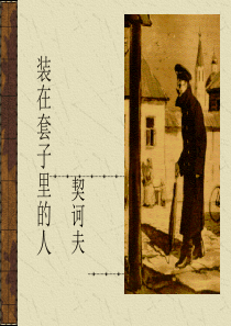 装在套子里的人-(破案结构)