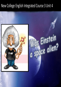 was einstein a space alien大学英语unit4 book3