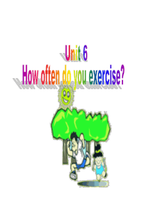 人教版How often do you exercise 第一课时