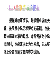 小说情节安排特点完整版