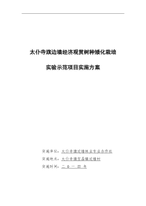 边墙方案