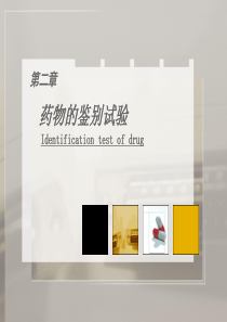 02第二章药物的鉴别试验