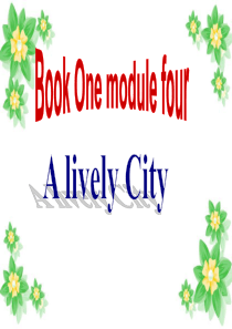 A Lively City Reading 课件