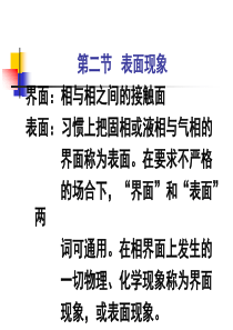 表面物理化学