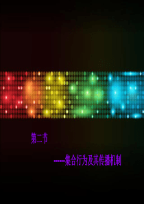 集合行为及其传播机制