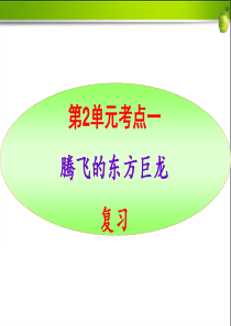 02九年级一轮复习第二单元《腾飞的东方巨龙》课件