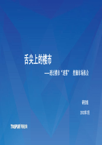 DCYX同策―2012.7舌尖上的楼市内部培训