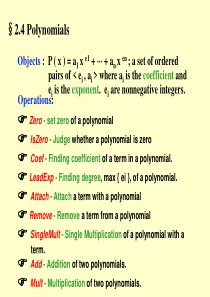 Chapter 2b  Arrays and Structures