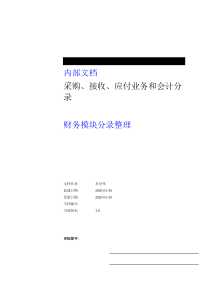 采购、接收、应付业务和会计分录