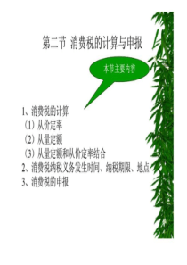 第二节消费税的计算与申报