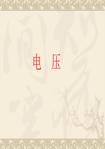 八年级物理下册第六章_电压_电阻(优秀课件_内容全新)