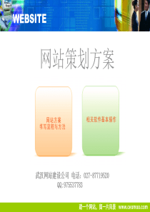 网站策划方案书写流程