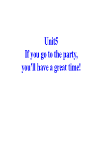 八年级英语下册unit5全单元课件