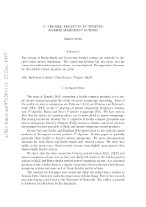 C-Crossed Products by Twisted Inverse Semigroup Ac