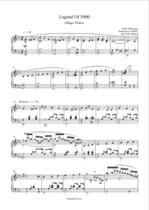 《海上钢琴师》Legend-Of-1900-Magic-Waltz-钢琴谱
