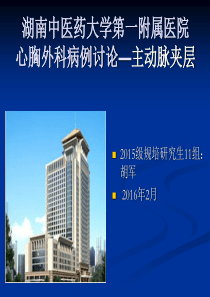 主动脉夹层病例讨论