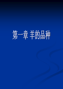 羊的品种