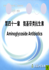 第41章 氨基糖苷类抗生素