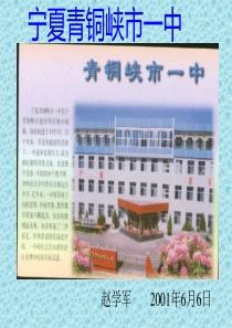宁夏青铜峡市一中