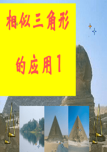 27.2.2相似三角形的应用举例1