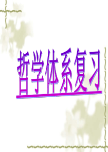 哲学复习(好)