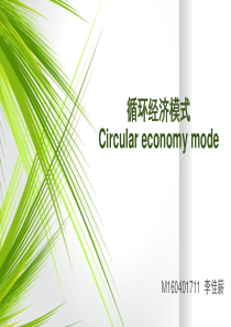 循环经济模式