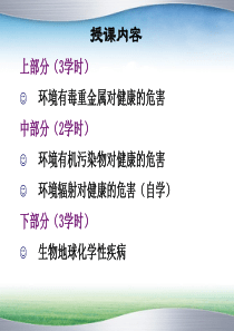 重要环境污染物及环境疾病