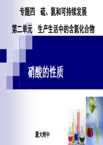 硝酸的性质