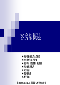 客房部概述（PPT 49页）