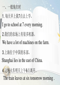 十种高考常考时态