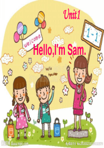 剑桥少儿英语一级上册unit1Hello-Im-Sam