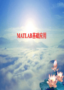 第一章   Matlab中的数组操作