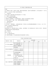 生产线员工绩效考核方案