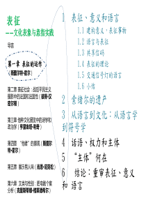 表征的运作