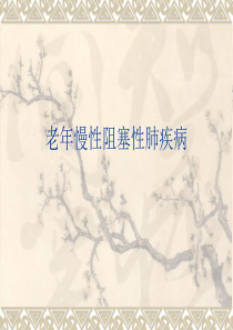 老年慢性阻塞性肺疾病
