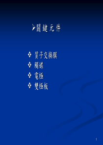 膜电极组基本结构