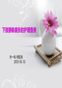 下肢静脉曲张护理查房