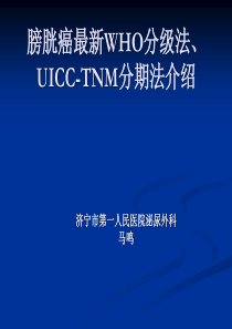 膀胱尿路上皮癌恶性程度分级和浸润程度分期的进展