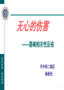 压疮读书报告会ppt