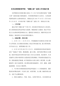 “清剿火患”战役工作实施方案